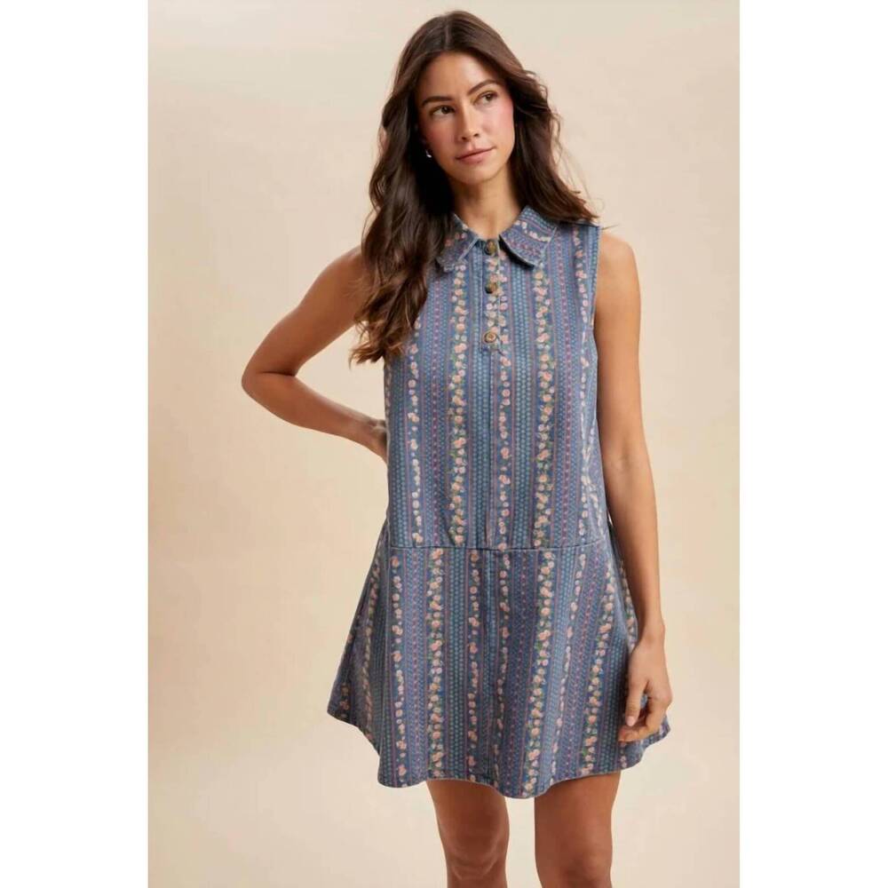 NEW ANNIEWEAR casey dress in blue